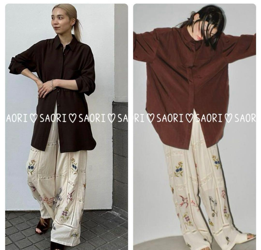 TODAYFUL★Embroidery Patchwork Trousers