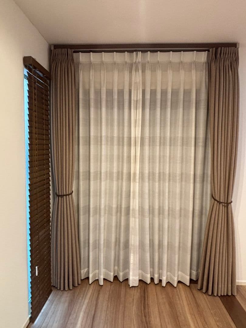 【専用】KEYUCA　オーダー　ドレープカーテン レースカーテン　セット②