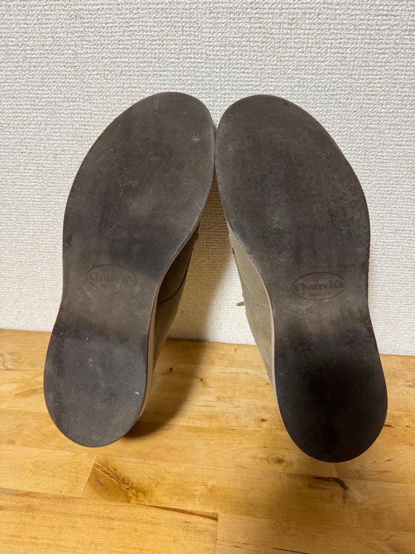 Church's レイトン スエード メンズシューズ 革靴 ベージュ