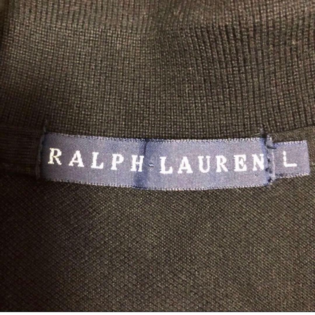 ラルフローレン　ポロシャツ　レディース　L ブラック　ビーズポニー