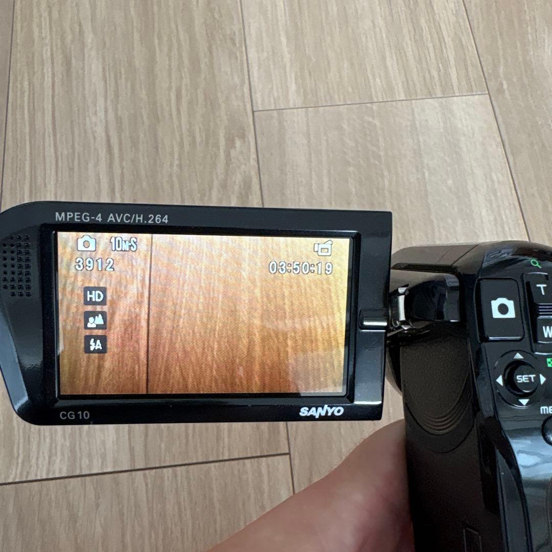 【美品】SANYO Xacti DMX-CG10 メモリビデオカメラ ザクティ