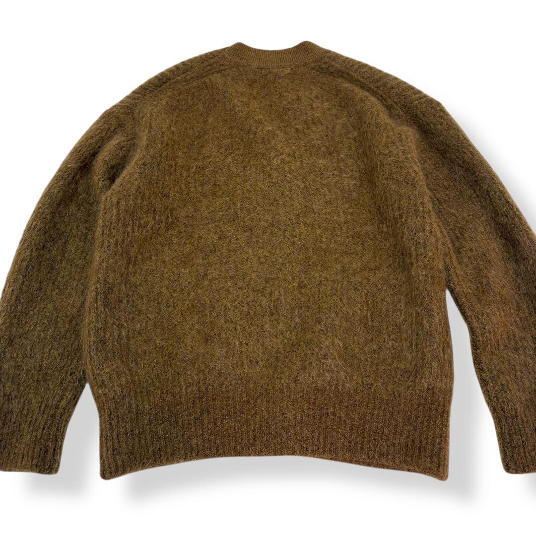 【美品】DEPAREILLE デパリエ アルパカモヘヤカーディガン ブラウン