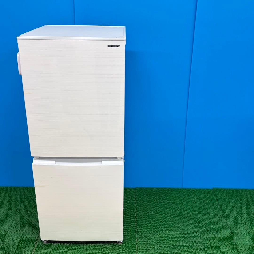 653 関東　SHARP 冷蔵庫　小型　一人暮らし　付け替えどっちもドア　清掃済