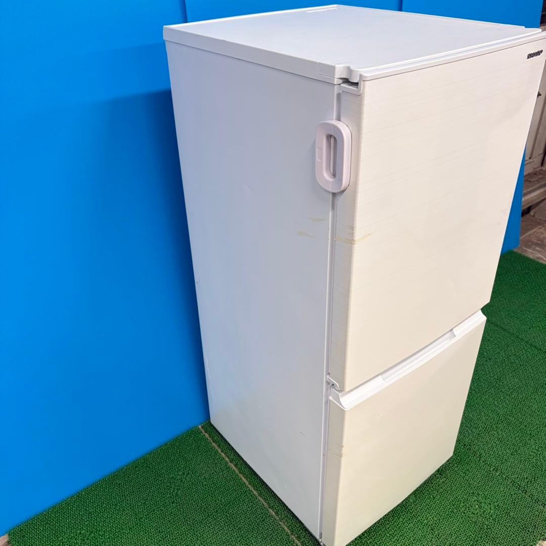 653 関東　SHARP 冷蔵庫　小型　一人暮らし　付け替えどっちもドア　清掃済