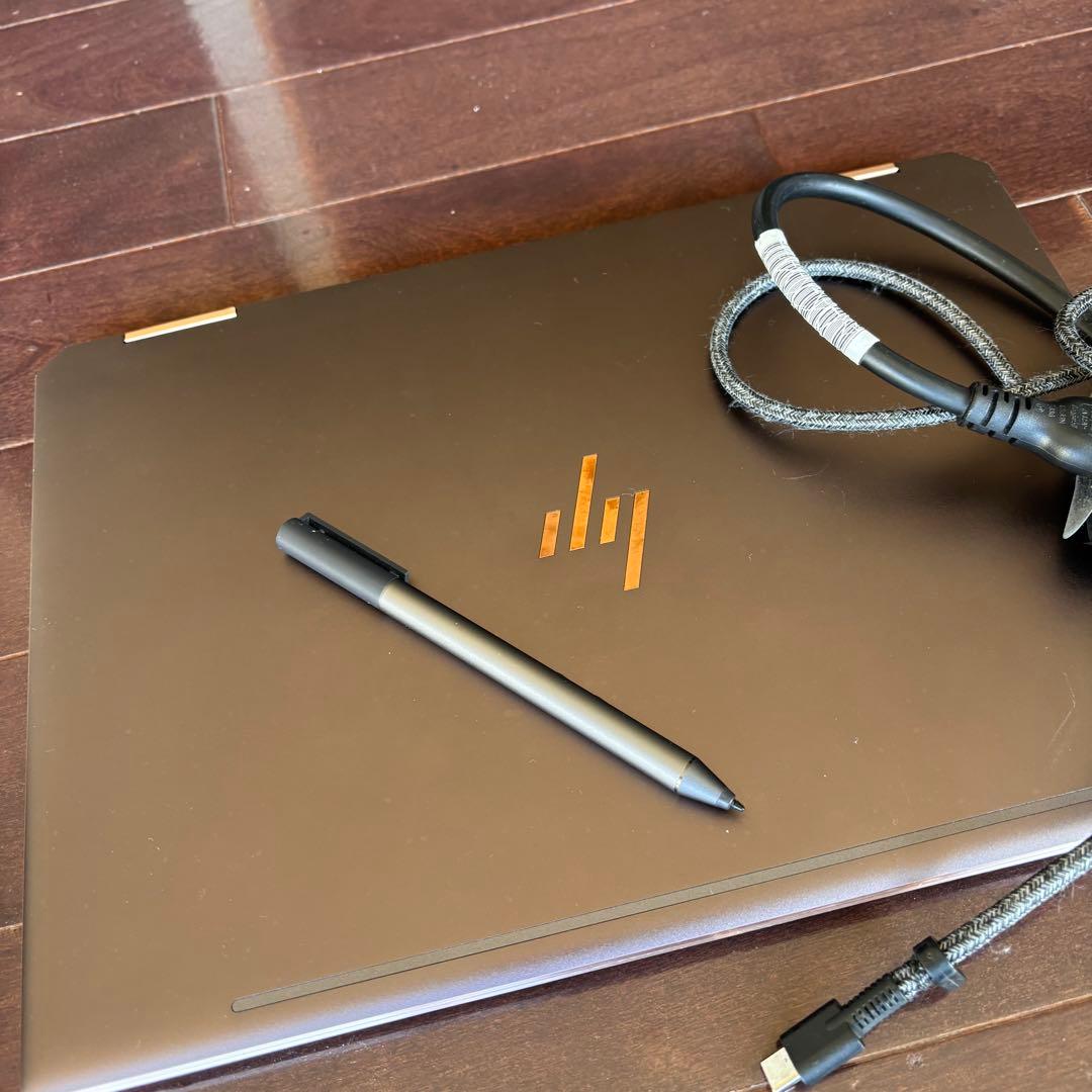 HP ノートPC ブラウン ペン付き