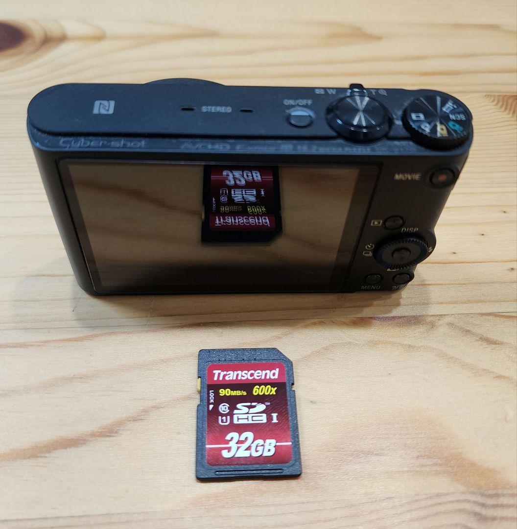 ほぼ未使用　SONY サイバーショットDSC-WX350　32Gカード付き