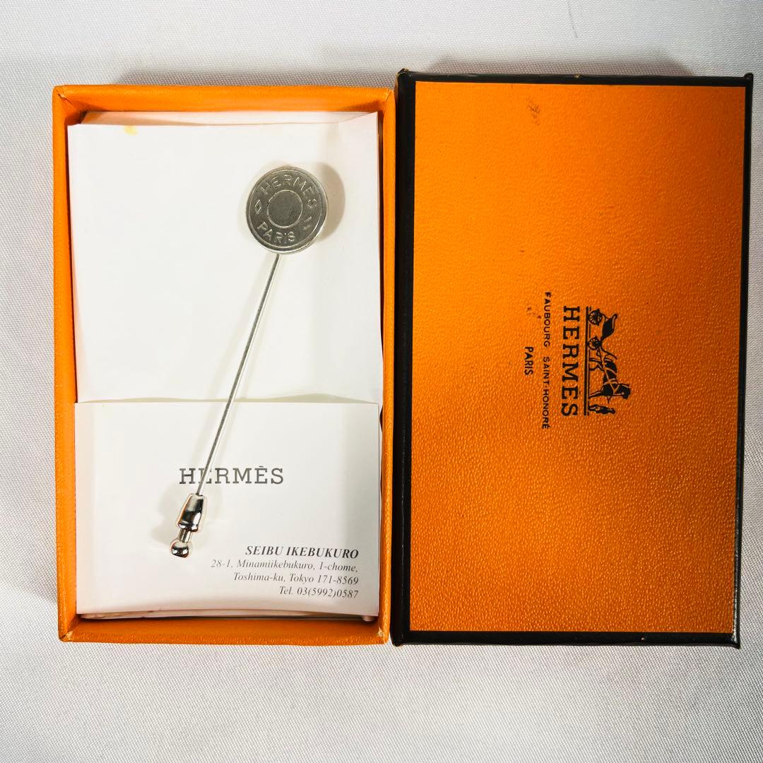 HERMES エルメス セリエ ピンブローチ 箱付き