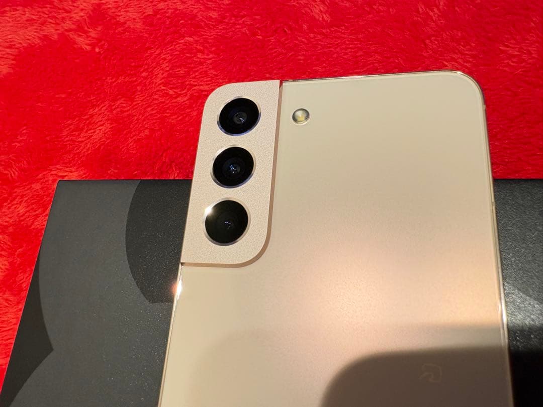 au版Galaxy S22 PinkGold 228GB 付属品完備