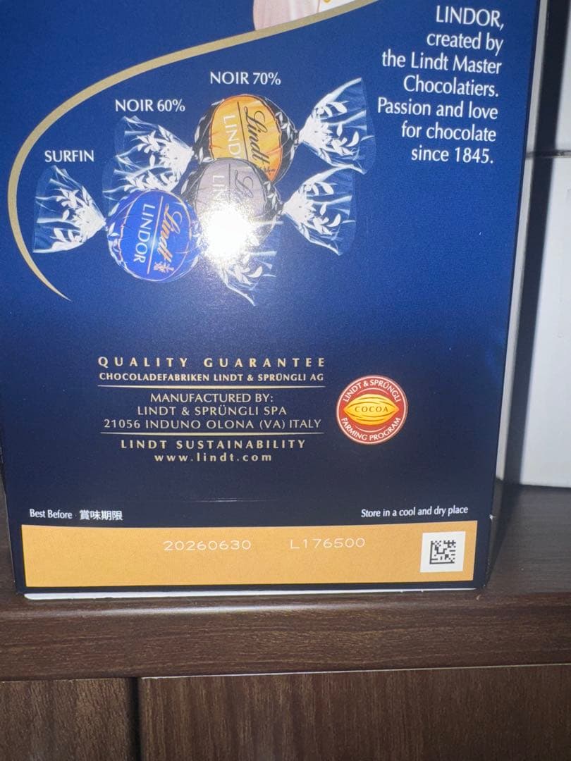 コストコ リンツダークアソート チョコレートリンドールチョコレート600g 5箱