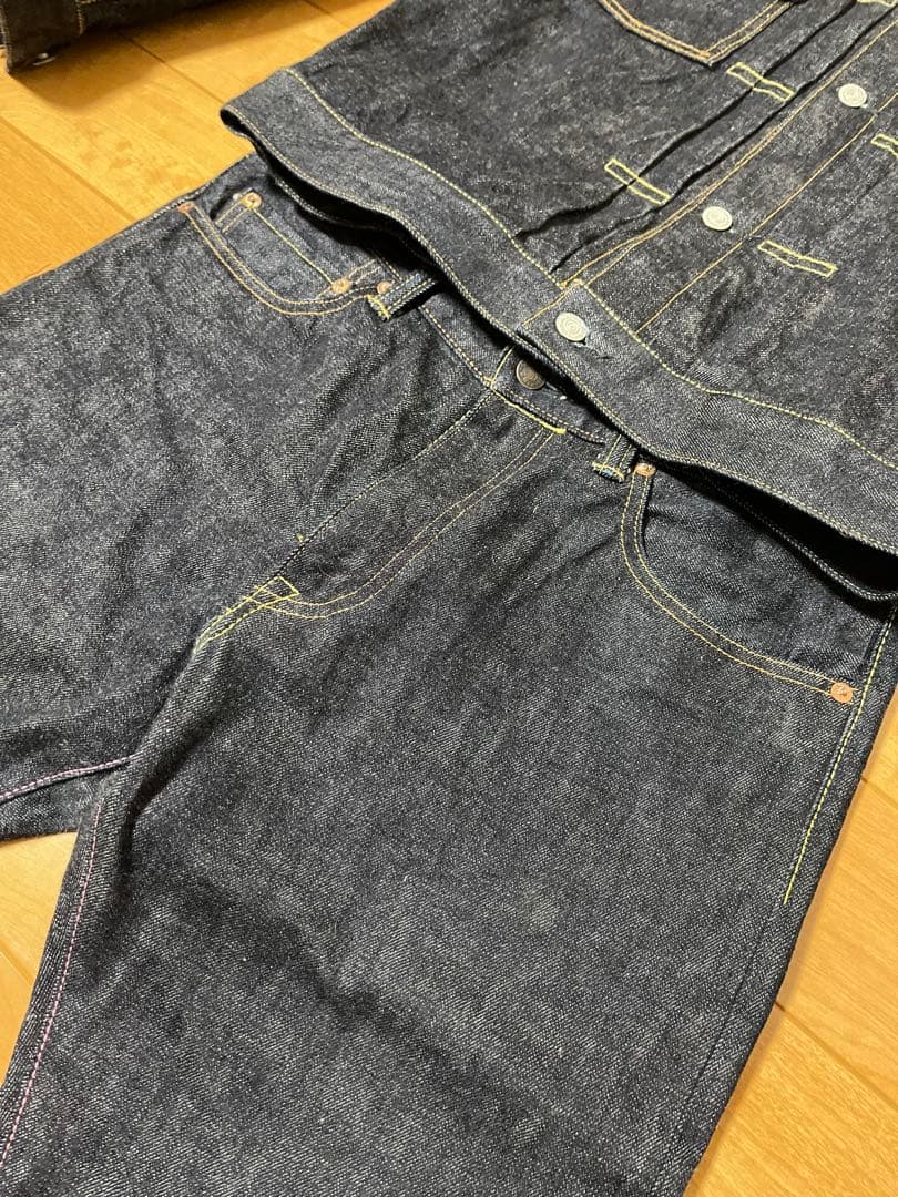 桃太郎JEANS 2105SP 出陣 デニムジャケット サイズ40 セットアップ