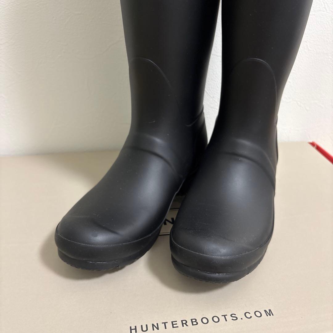 HUNTER長靴WOMENS BLACK サイズUK4 US6 EU37 未使用