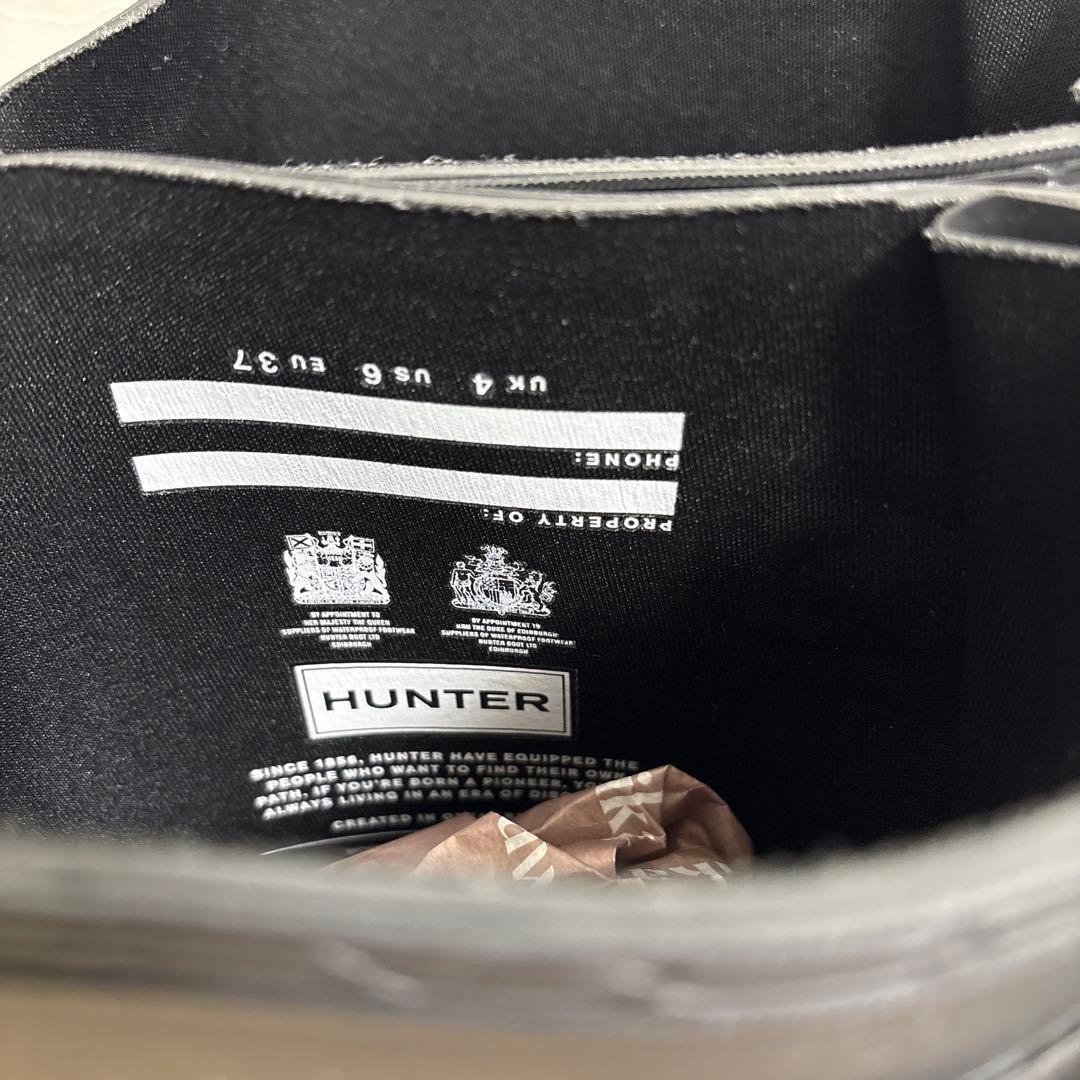 HUNTER長靴WOMENS BLACK サイズUK4 US6 EU37 未使用
