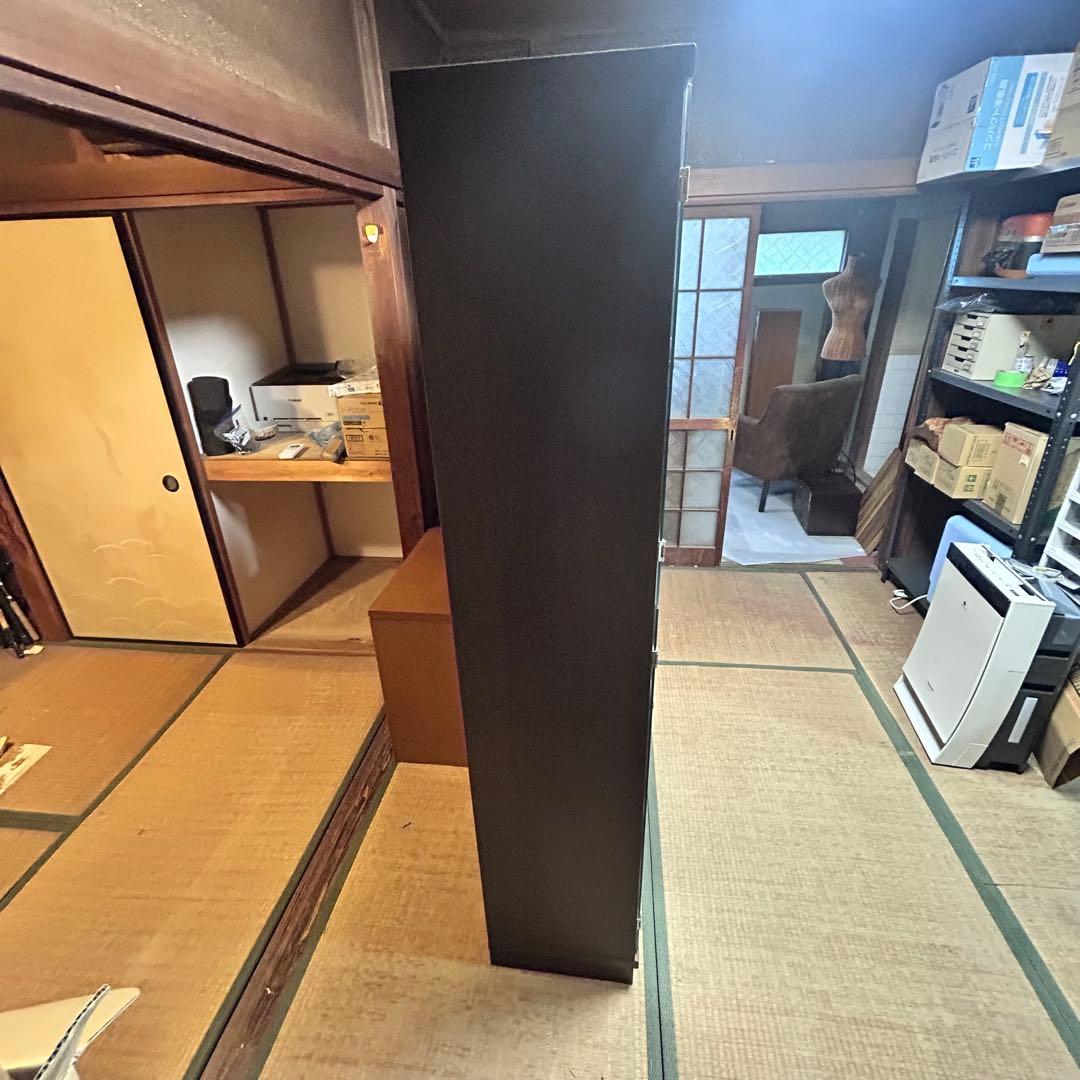 BOOKMAN ブックマン 本棚 ガラス扉付 約600冊収納 丸伸 収納家具