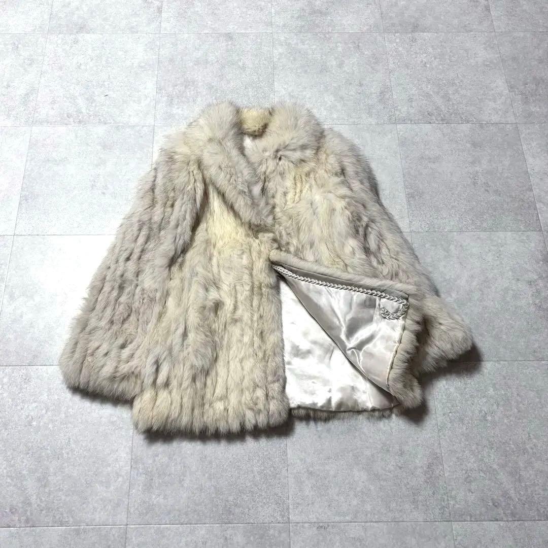 美品 フェアリーグランジ archive リアルファーコート 女優襟 y2k上品