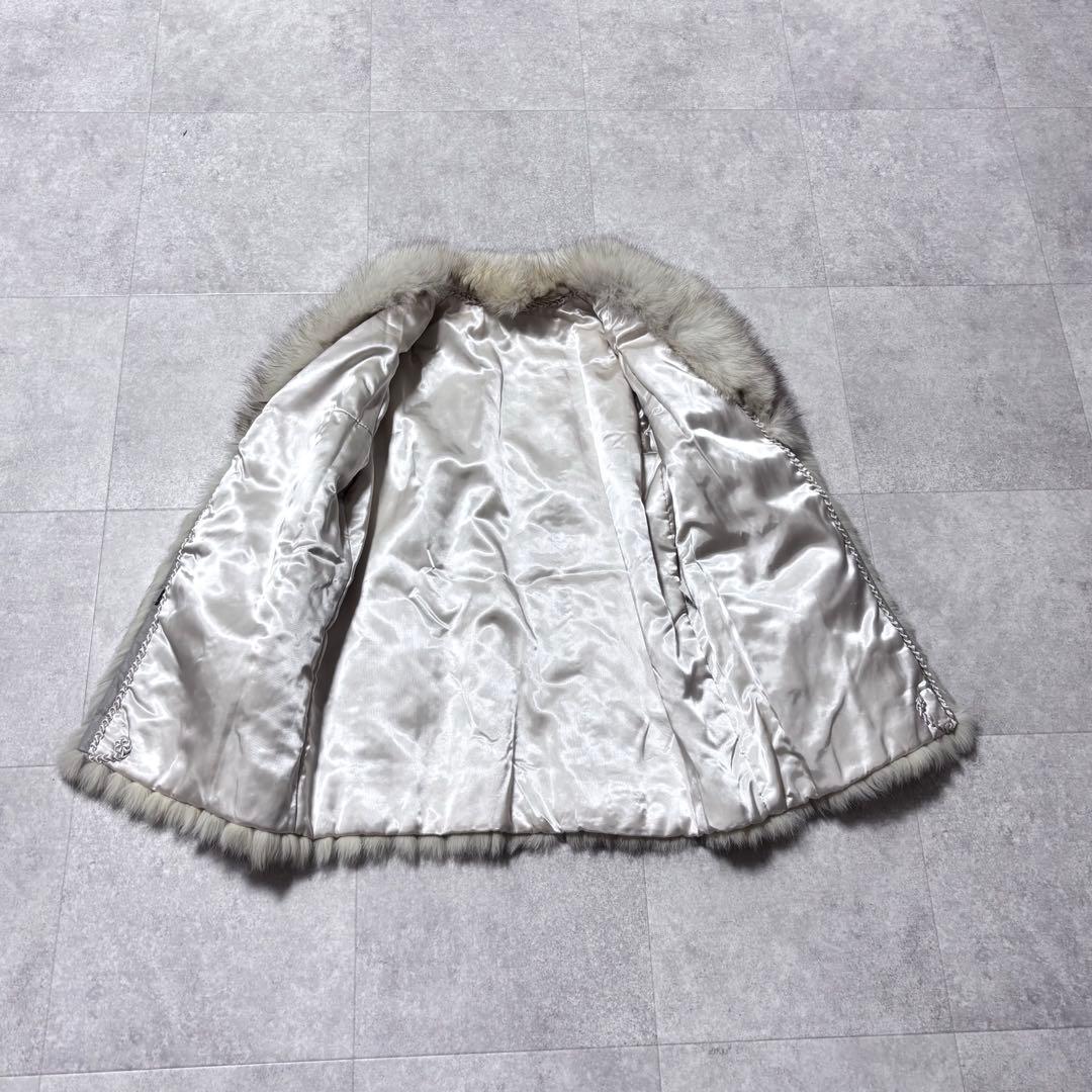 美品 フェアリーグランジ archive リアルファーコート 女優襟 y2k上品