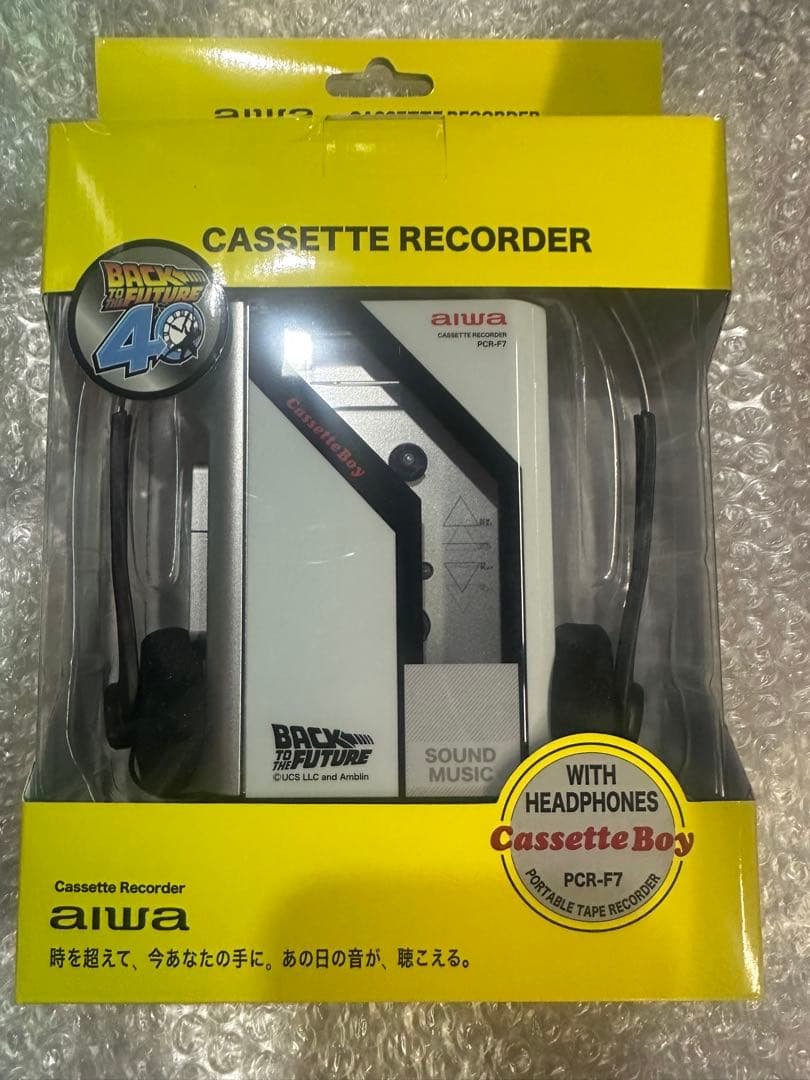 【新品】バックトゥザフューチャー　ポータブルカセットプレーヤー　ドンキ　コラボ