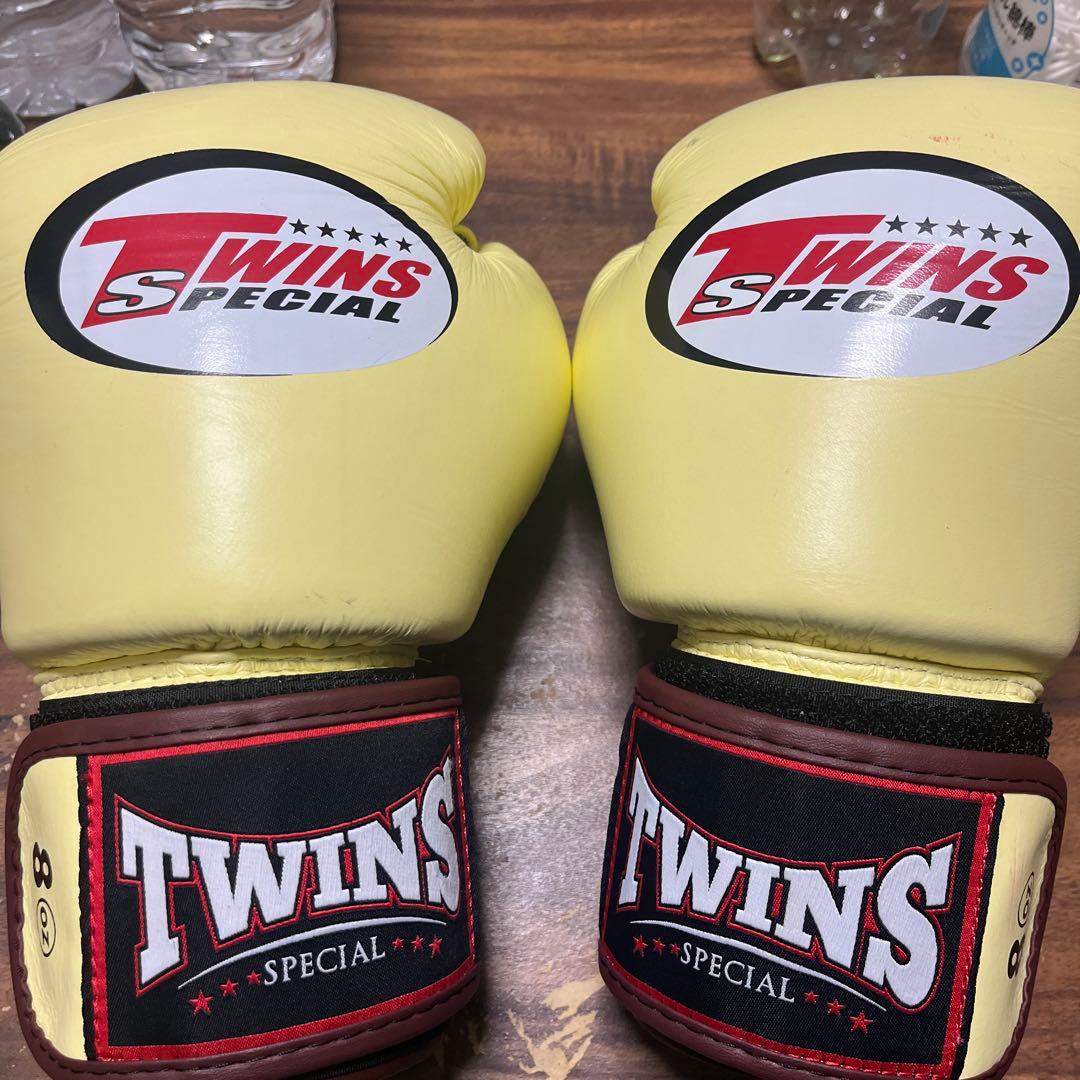 TWINS SPECIAL ボクシンググローブ 8oz イエロー
