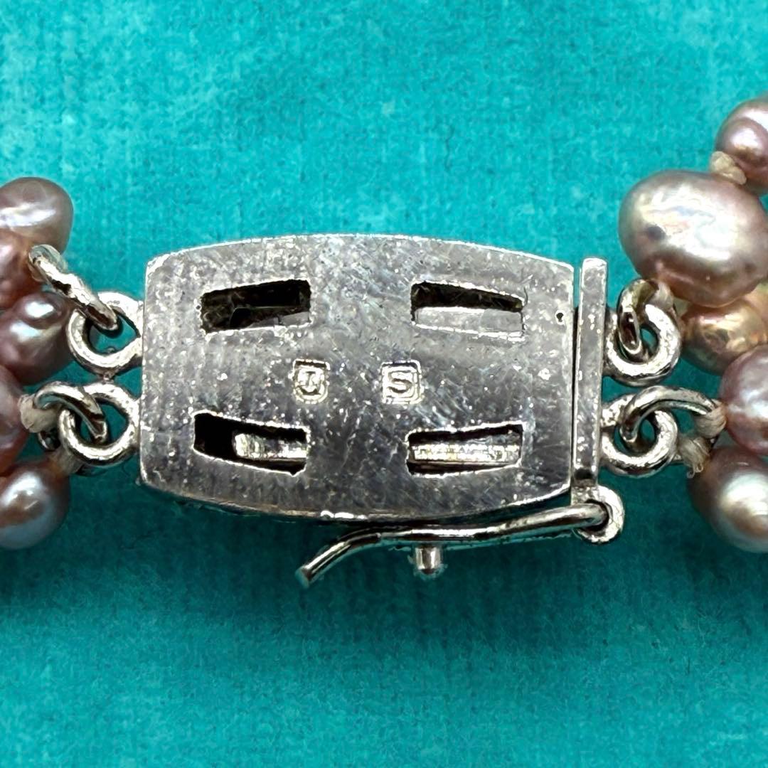 TASAKI PEARLS 田崎真珠 小粒パール ロングネックレス ピンク系