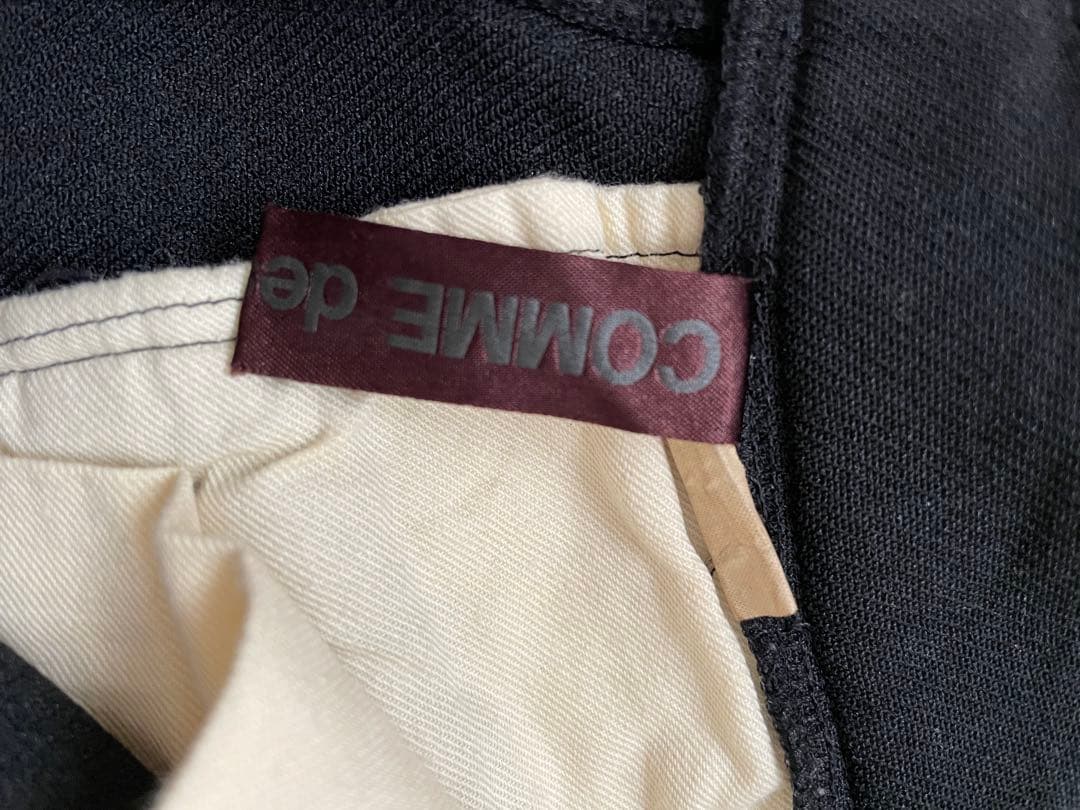 COMME des GARCONS コムデギャルソン ショーツ　ポリ縮絨　黒