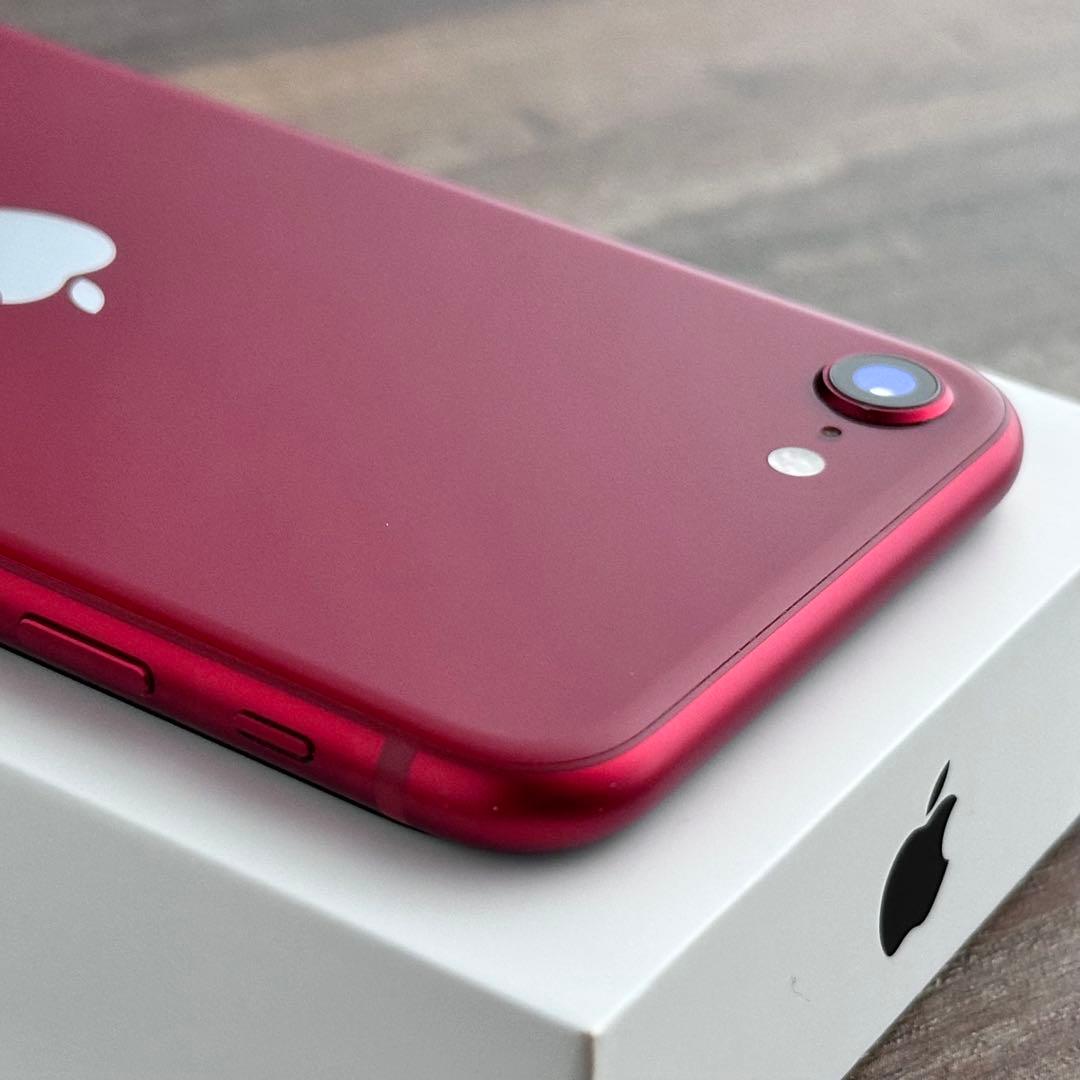 【良品◎】iPhoneSE 第3世代 本体 RED 128GB SIMフリー