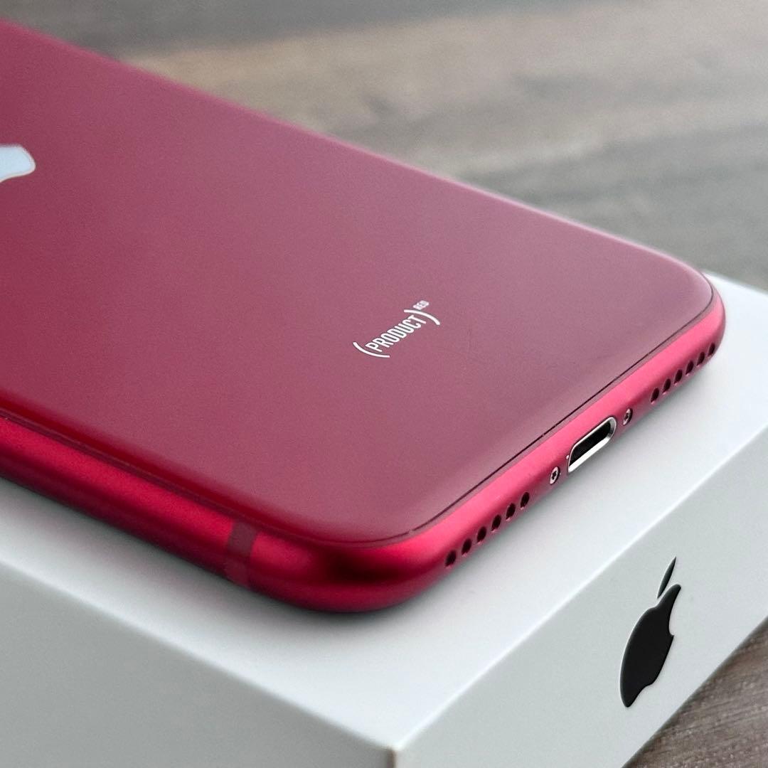 【良品◎】iPhoneSE 第3世代 本体 RED 128GB SIMフリー