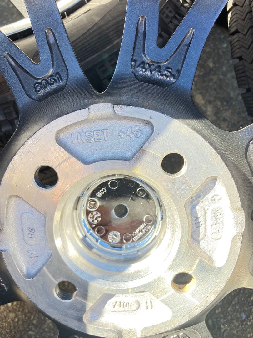 14インチ タイヤホイールセット 5本スポーク