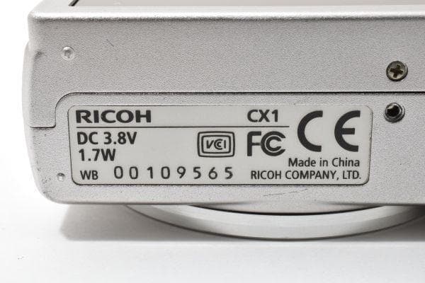 ★良品★ リコー CX1 シルバー #802