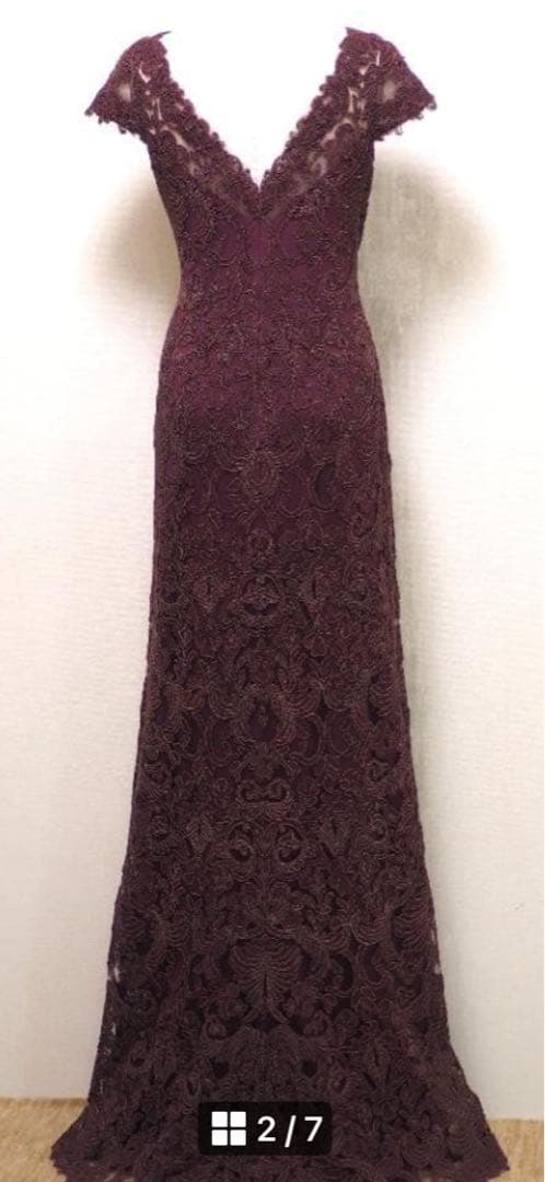 タダシ・ジョージ　ロングドレス　サイズ8