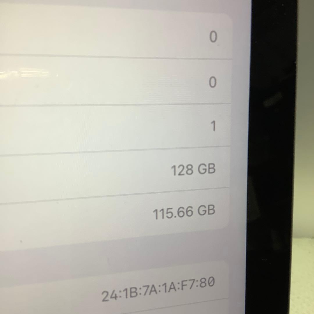 iPad 6世代128G wifi PSE新品バッテリー100%機能異常なし