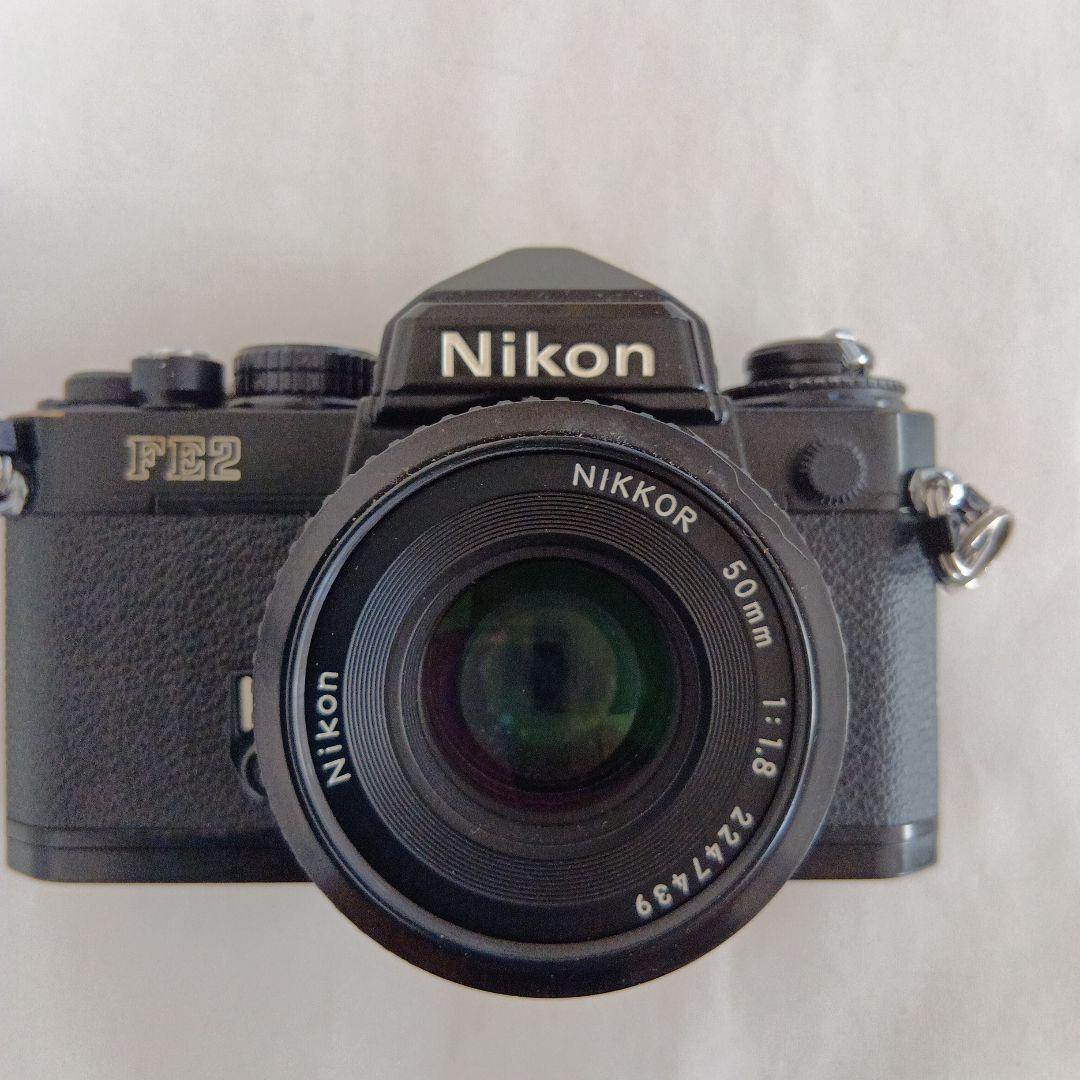マロンNikon FE2 フィルムカメラ Nikonスピードライト