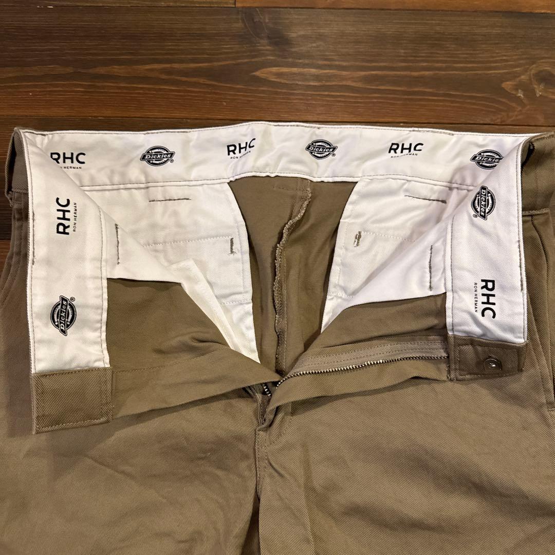 ロンハーマン×ディッキーズ　ストレッチコットンワークパンツ　中古　ベージュ　34