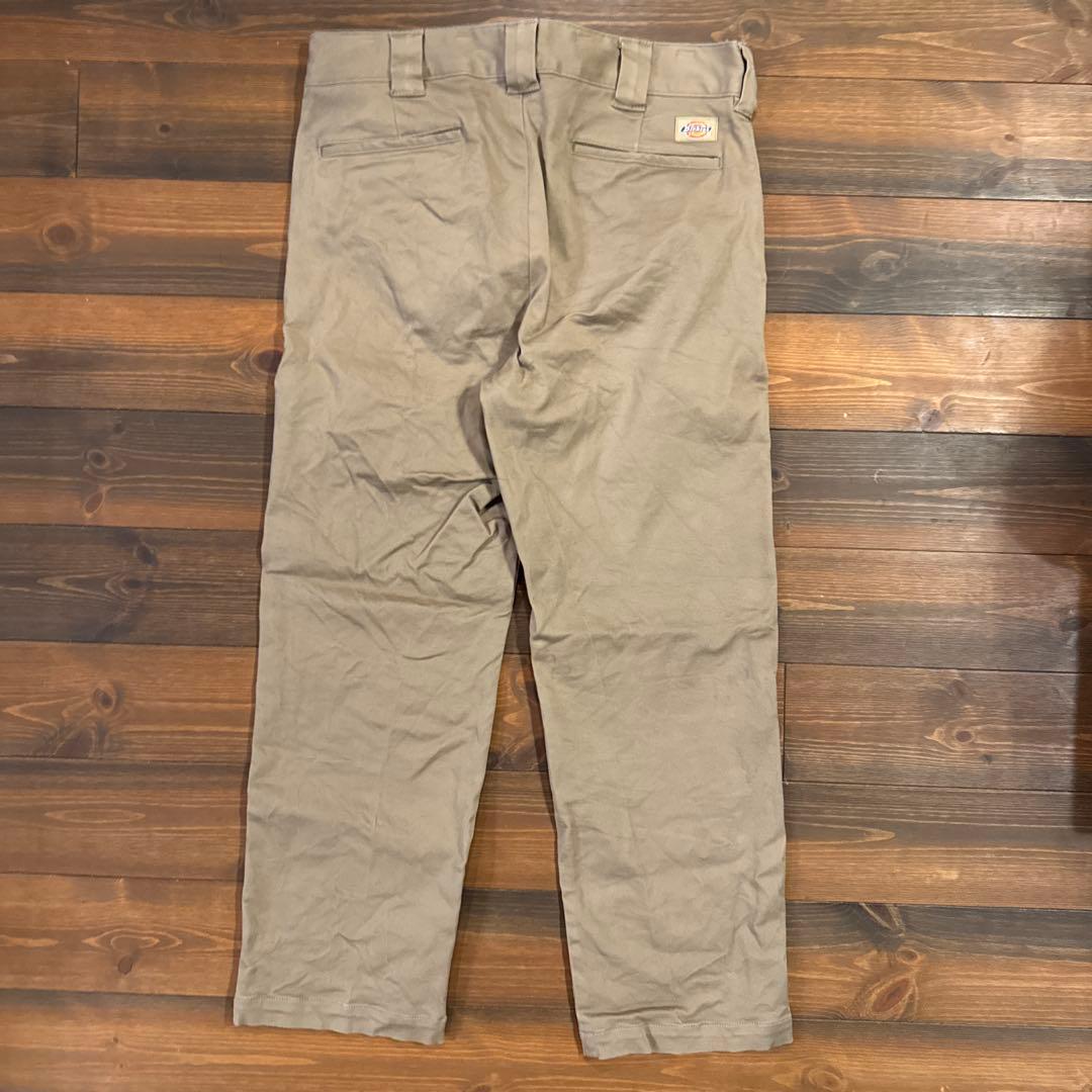 ロンハーマン×ディッキーズ　ストレッチコットンワークパンツ　中古　ベージュ　34