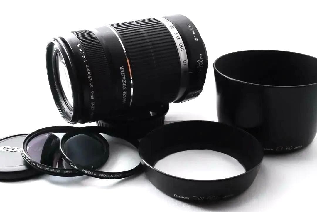 Canon EF-S 55-250mm 1:4-5.6 IS ❤️手ブレ補正付き