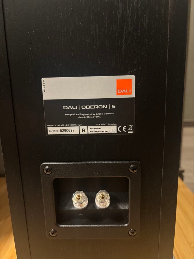 [極美品]DALI OBERON5 BA:ブラックアッシュ ペアスピーカー