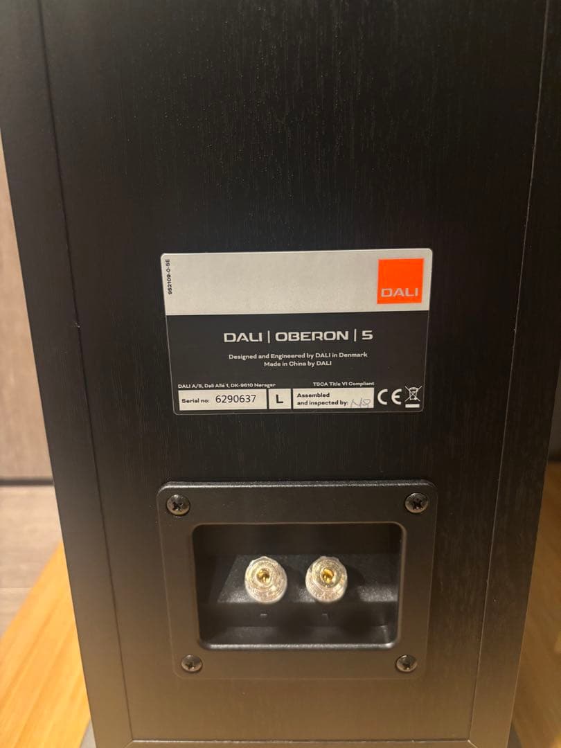 [極美品]DALI OBERON5 BA:ブラックアッシュ ペアスピーカー