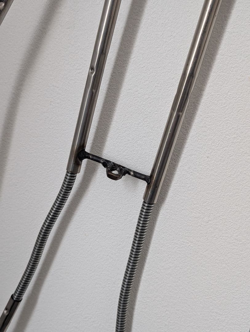 USED/インダストリアル 金属製骨格 オブジェ アート メタルスカルプチャー