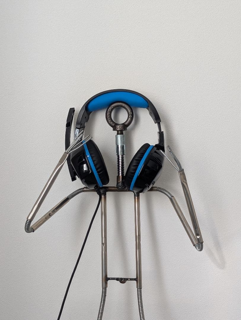 USED/インダストリアル 金属製骨格 オブジェ アート メタルスカルプチャー