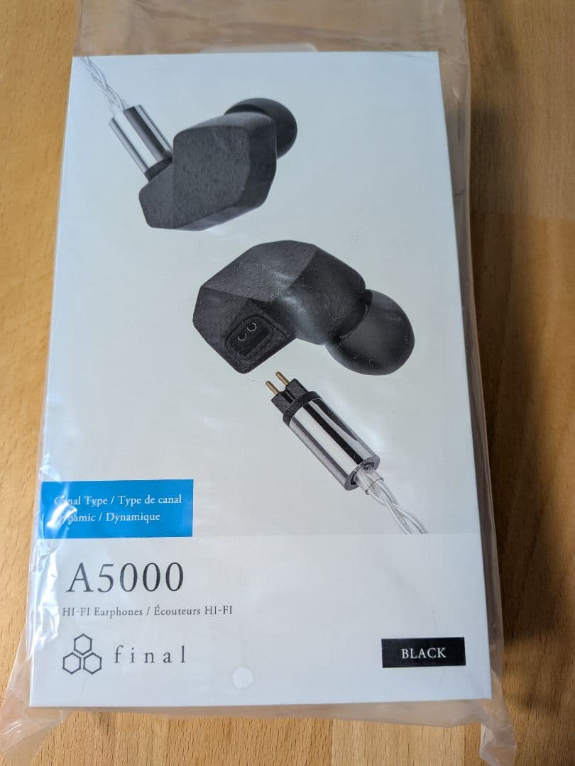 final A5000 ブラック 有線イヤフォン