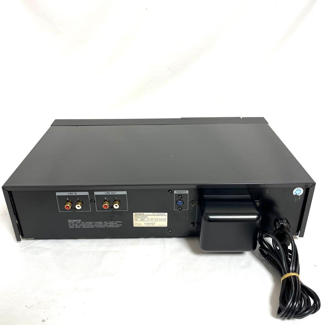 【外観美品】 SONY 3ヘッドカセットデッキ TC-K333ES ソニー