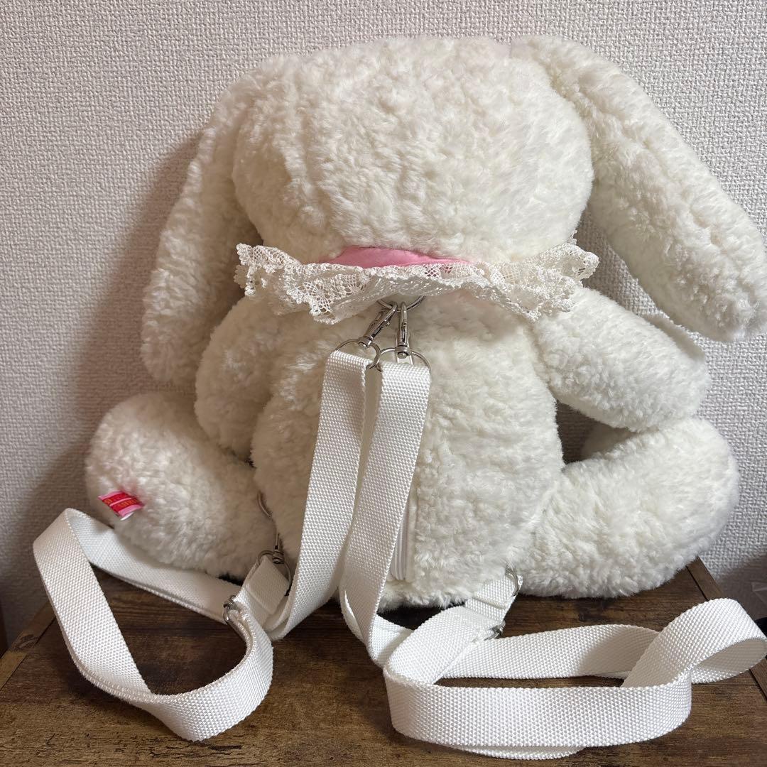 baby うさくみゃリュック シロ 白