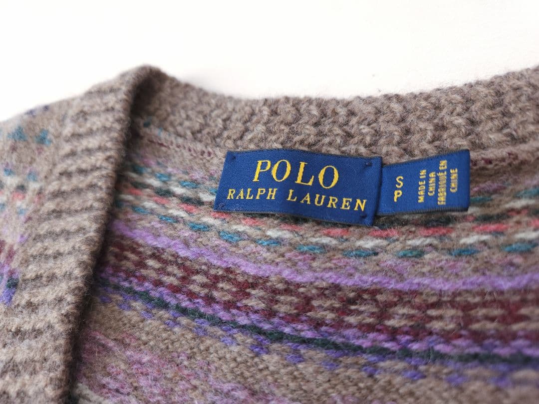 ◇さらり☺︎様◇ポロラルフローレン　良品　ニットベスト　フェアアイル柄