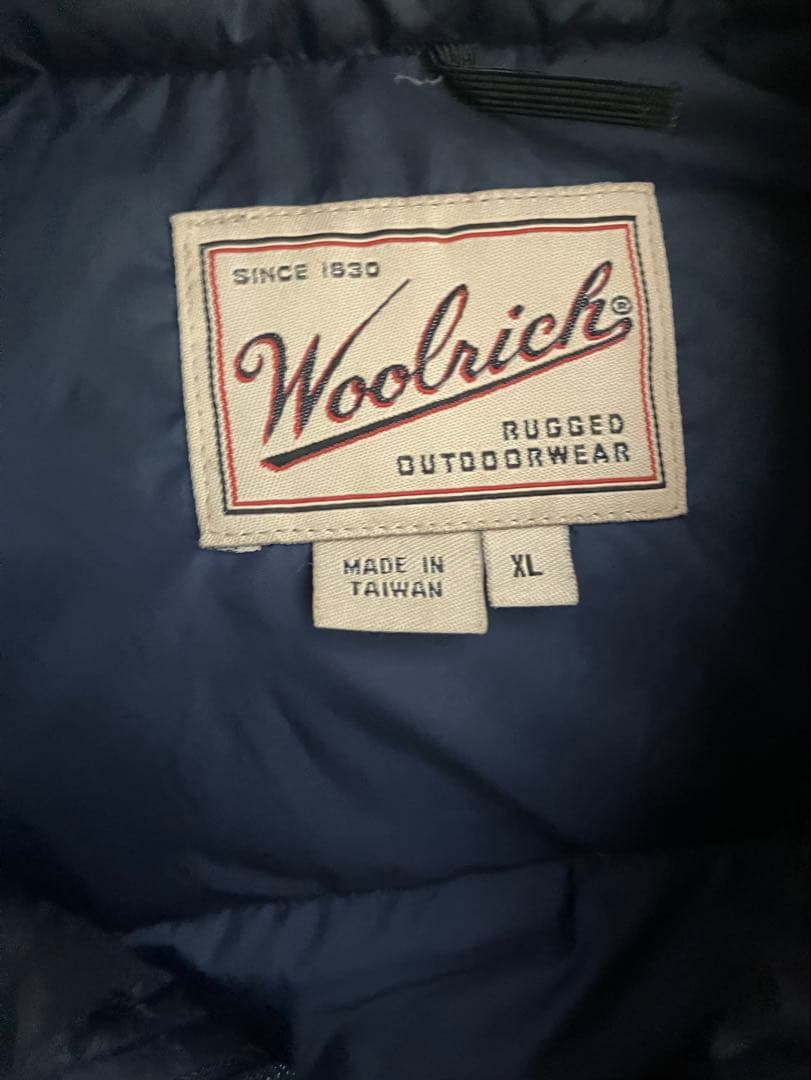 Woolrich XL ネイビーダウンジャケット　ウールリッチ