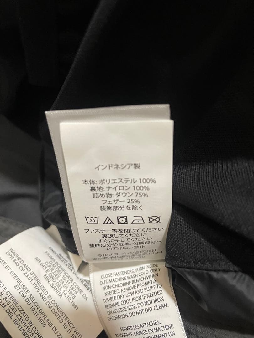 Polo Ralph Laurenフード付きダウンベストグレー※お値下げしました