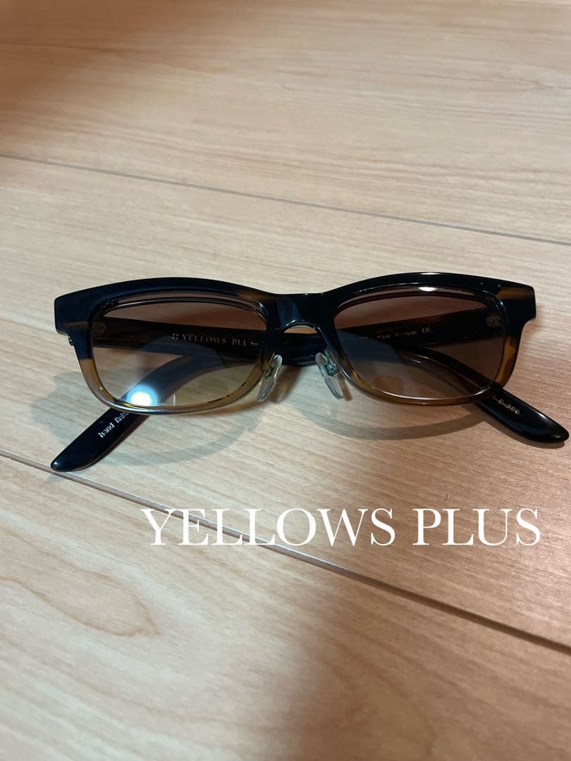 YELLOWS PLUS サングラス ブラウン