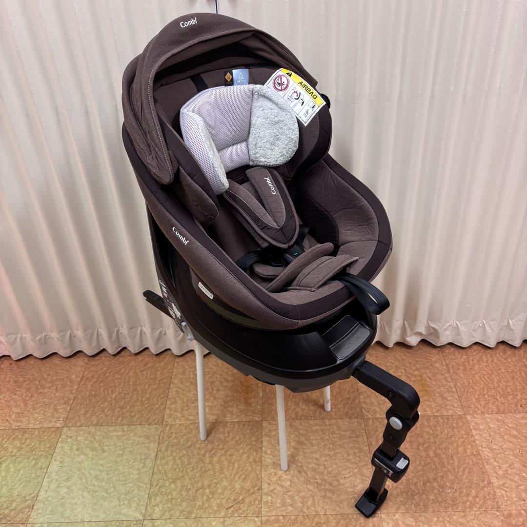 クリーニング済☆美品☆　コンビ　新生児　クルムーヴ　ISOFIX　エッグショック