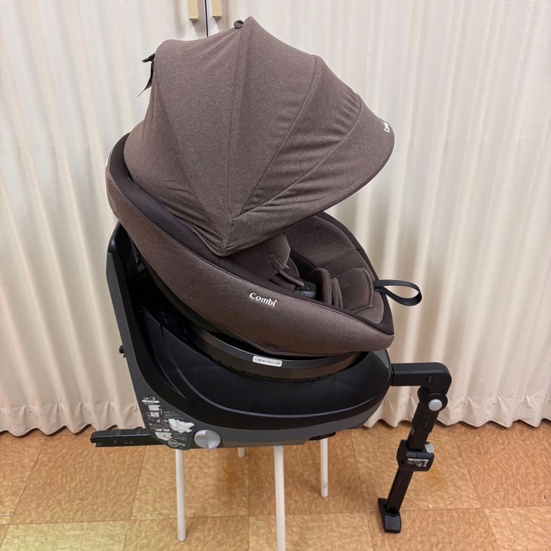 クリーニング済☆美品☆　コンビ　新生児　クルムーヴ　ISOFIX　エッグショック