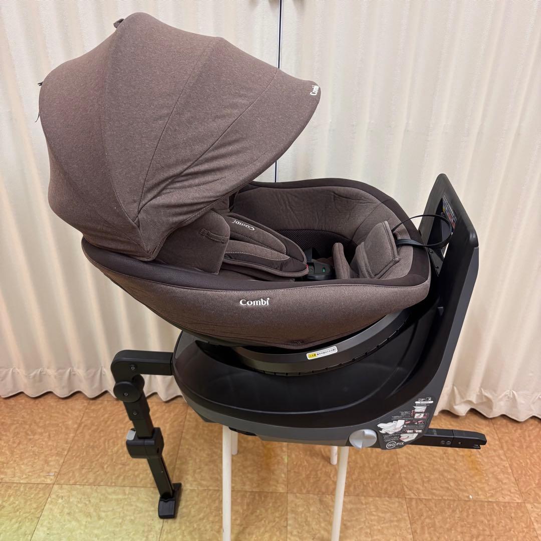 クリーニング済☆美品☆　コンビ　新生児　クルムーヴ　ISOFIX　エッグショック