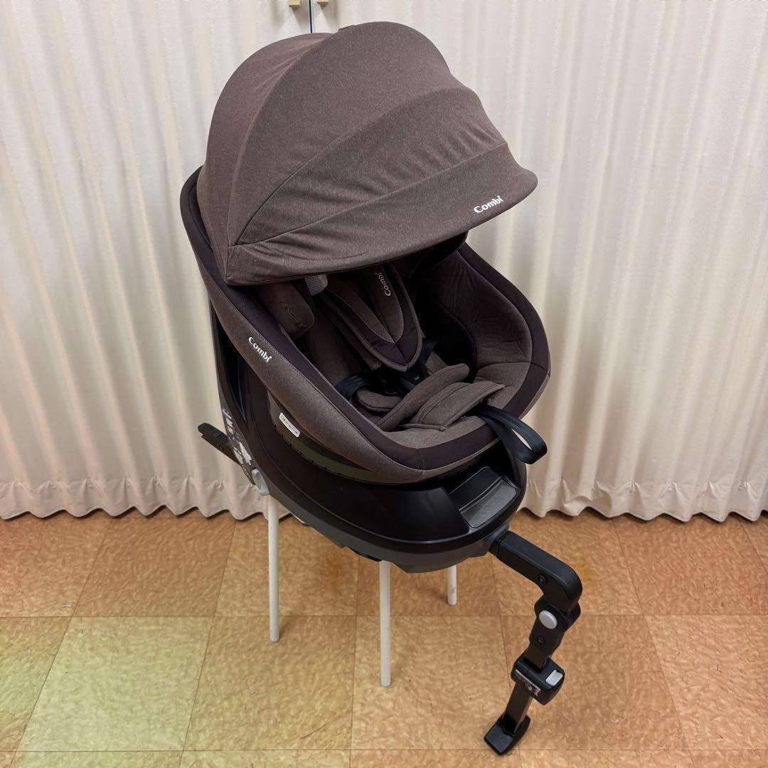 クリーニング済☆美品☆　コンビ　新生児　クルムーヴ　ISOFIX　エッグショック