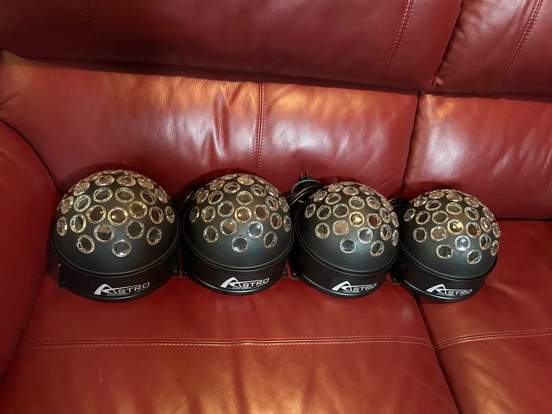 ASTRO　DMXRGBW　照明 ミラーボール ライト　　LED-256D 4個