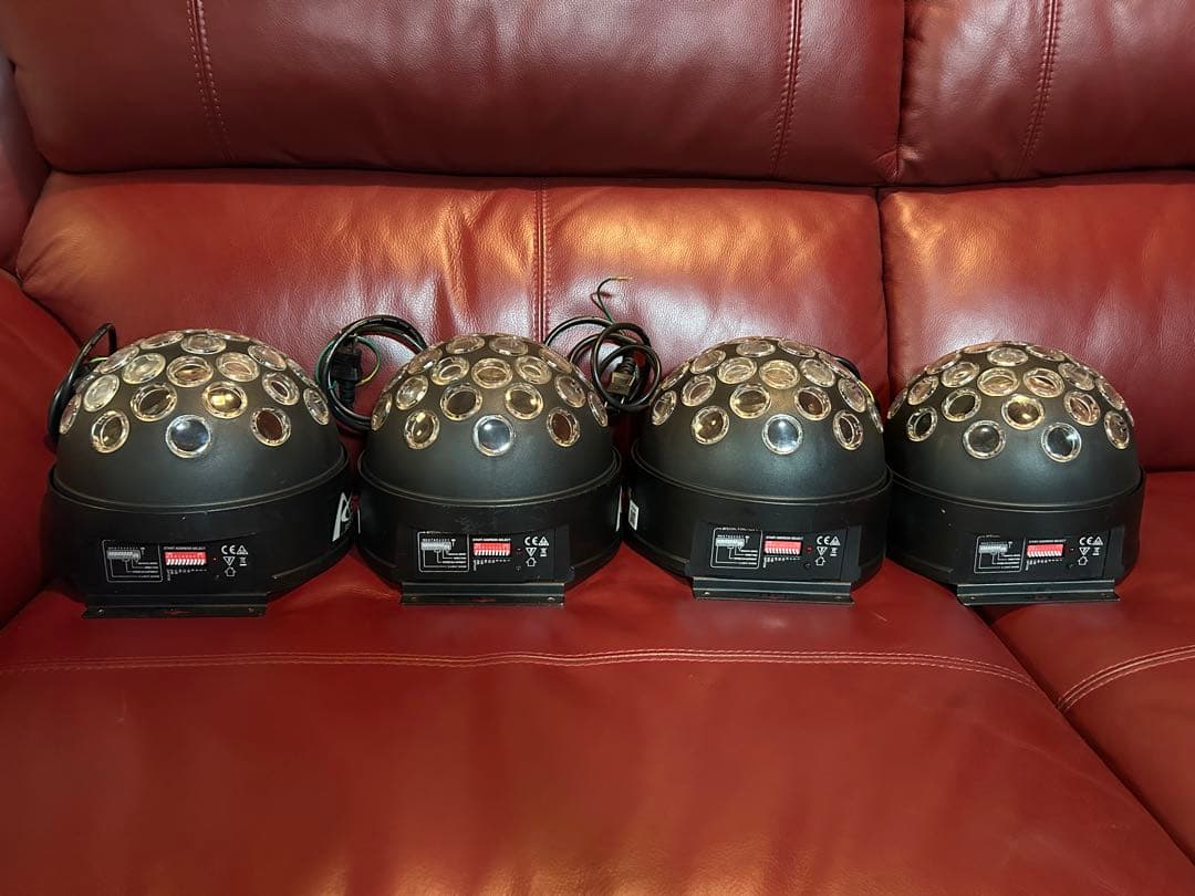 ASTRO　DMXRGBW　照明 ミラーボール ライト　　LED-256D 4個